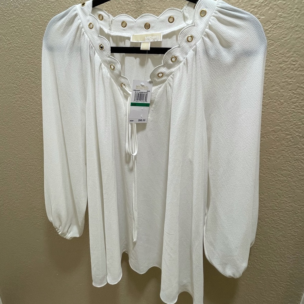Michael Kors Peasant Top